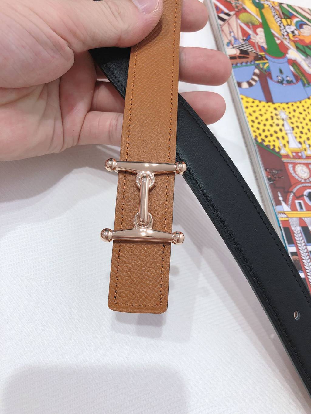 H**mes belts 24mm